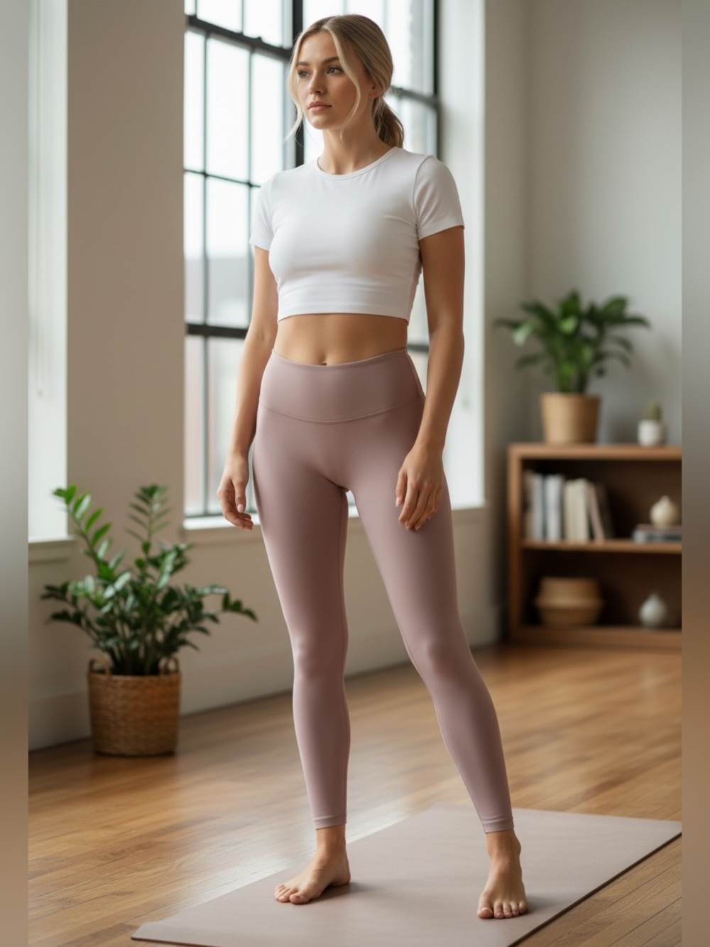 lululemon athletica Mauve High-Rise Track Pants